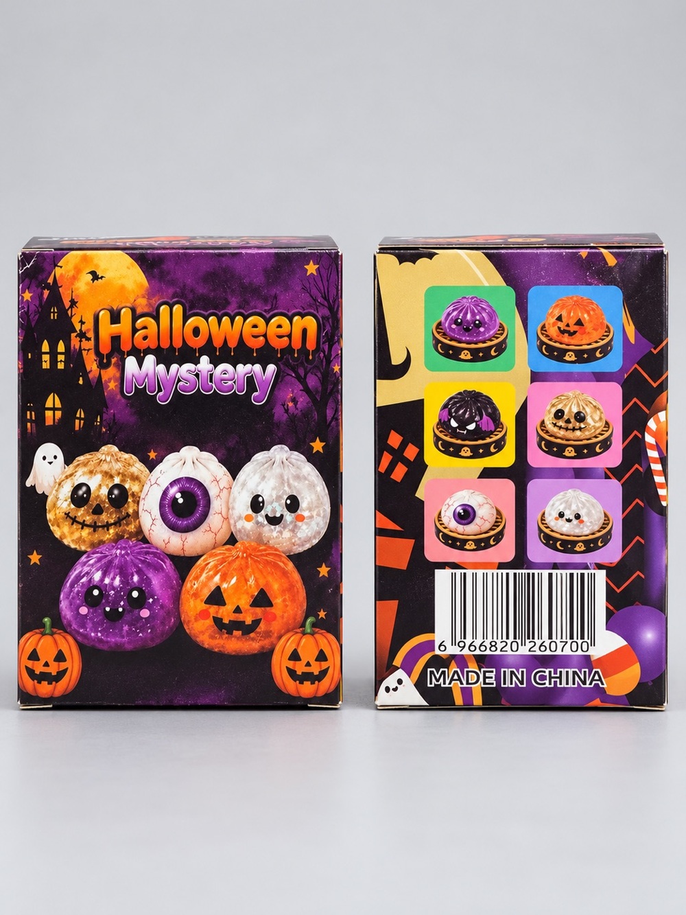 1 Random Mystery Squeezza Halloween Dumpling Squishy – Sealed Box